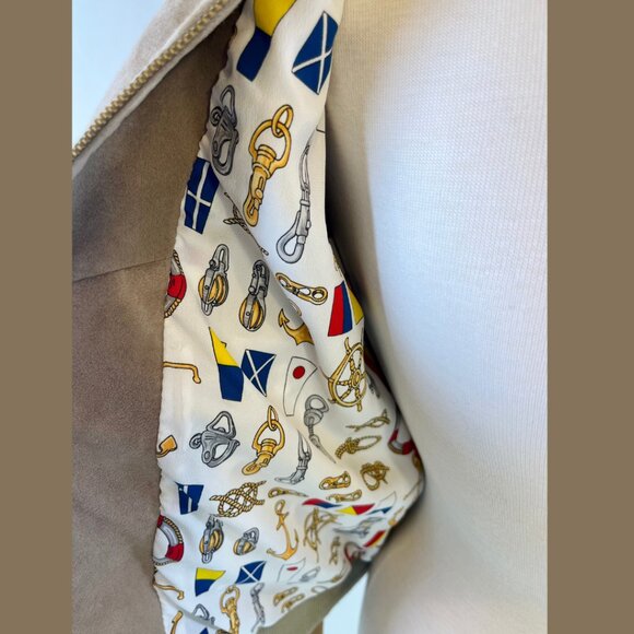 D&G Women's Tan Suede Bomber Style Jacket - Women Italian Size 44 - Picture 16 of 16